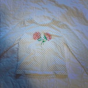 Floral long sleeve shirt